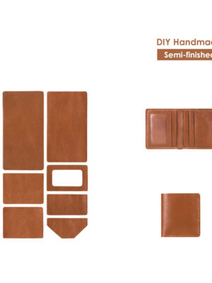 G8activist® Full Grain Leather Men's Bifold Wallet DIY Kit