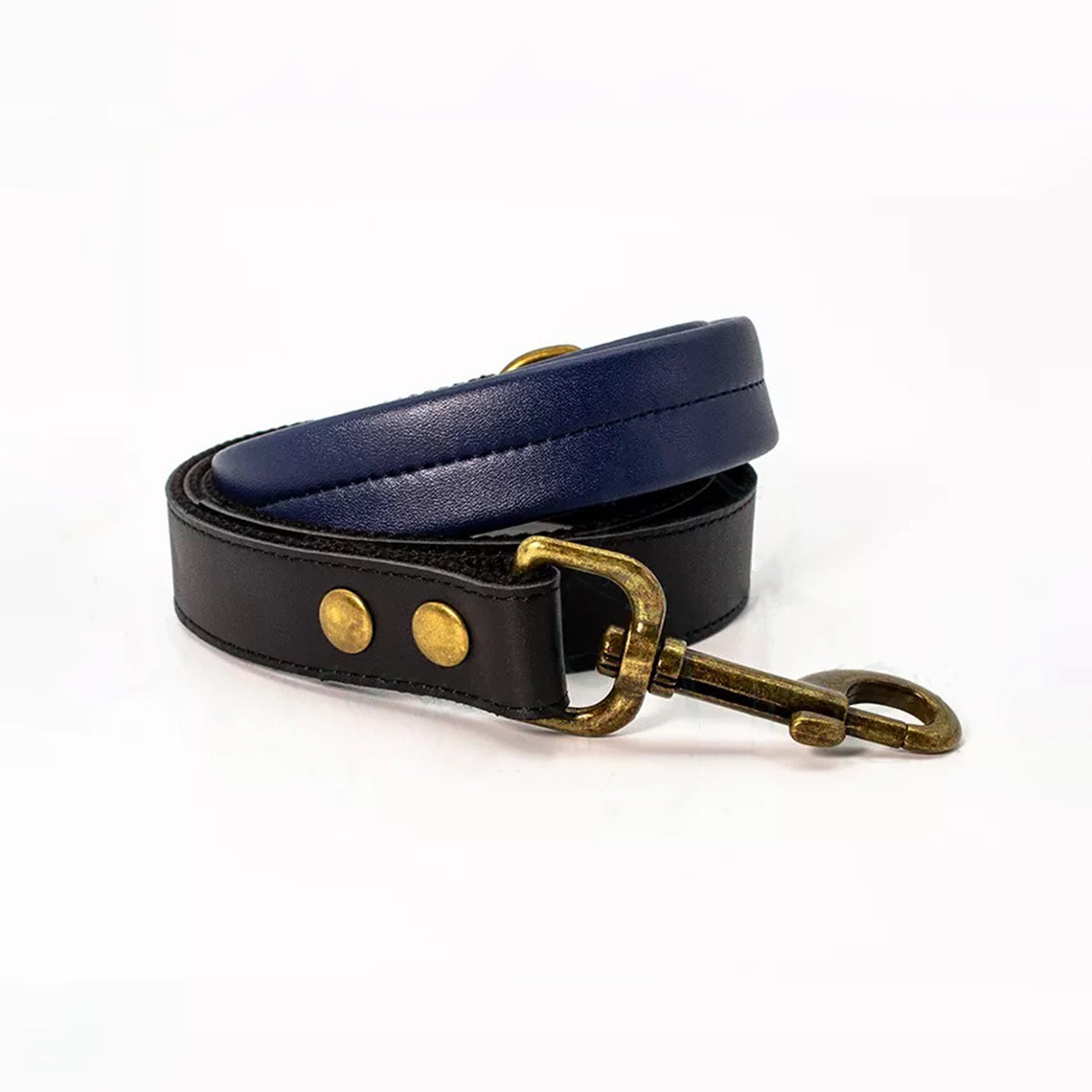 Genuine Leather Airtag Dog Collar and Leash Set - Image 2