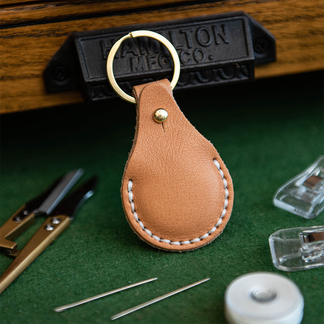 G8activist® Leather AirTag Keychain DIY Kit - Image 7