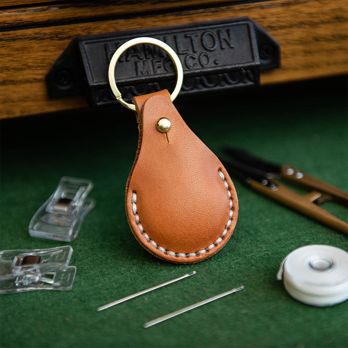 G8activist® Leather AirTag Keychain DIY Kit - Image 6