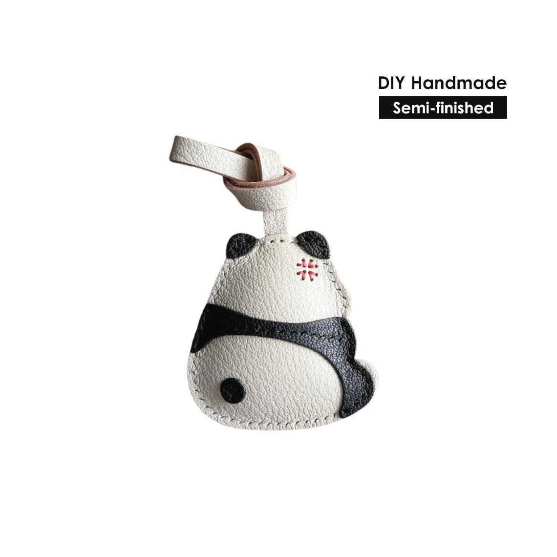 G8activist® Sheep Leather Cute Angry Panda Charm DIY Kit