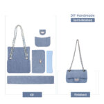 G8activist® Leather Denim Small Chain Bag DIY Kits