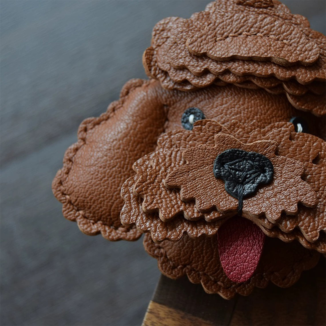 G8activist® Sheep Leather Teddy Dog Keychain DIY Kits - Image 4