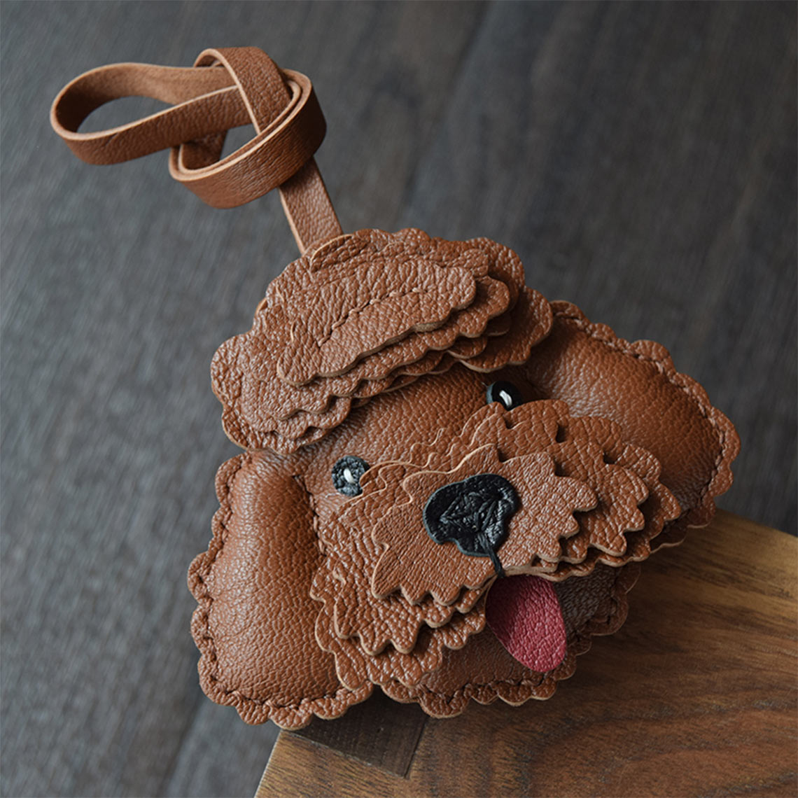 G8activist® Sheep Leather Teddy Dog Keychain DIY Kits - Image 5