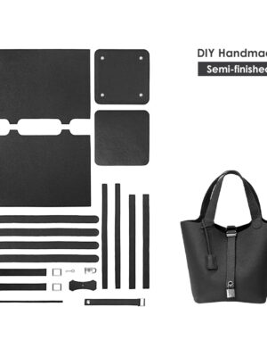 G8activist® Top Grain Leather Lady Picotion Lock Totes Bag DIY Kit - Price Drop at Checkout