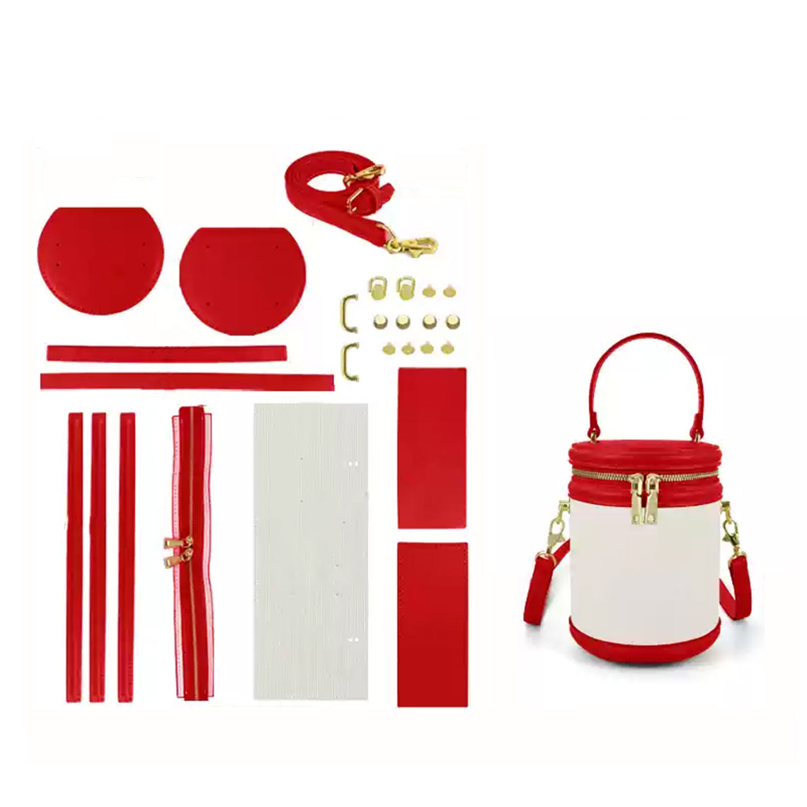 G8activist® Leather Dustbag Recycle Round Bag DIY Kits - Image 10