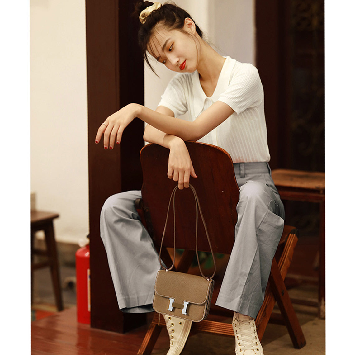 G8activist® Leather Square Tofu Crossbody Konstance Bag DIY Kit - Image 12