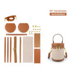 G8activist® Leather Dustbag Recycle Round Bag DIY Kits