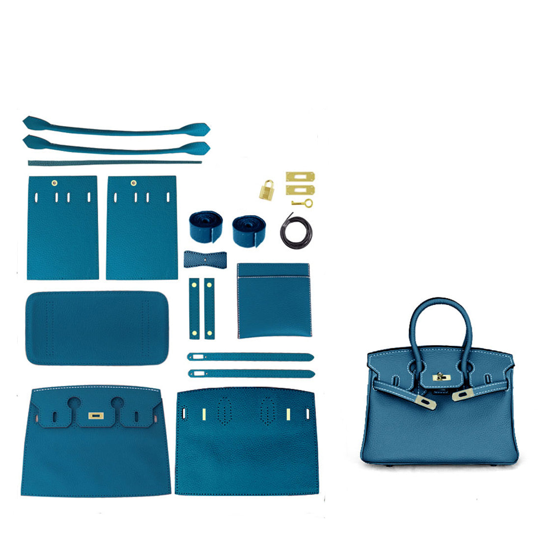 G8activist® Top Grain Leather New Platinum Bag DIY Kit - Image 15