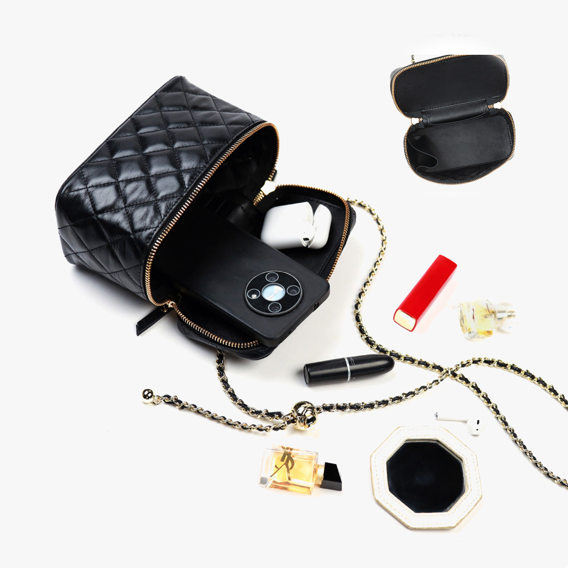 G8activist® Top Grain Leather Quilted Box Bag DIY Kits - Image 4