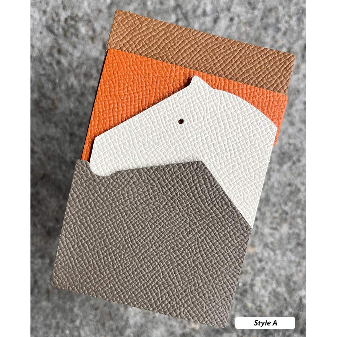 G8activist® Full Grain Leather Horse Slim Card Holder DIY Kits - Image 5