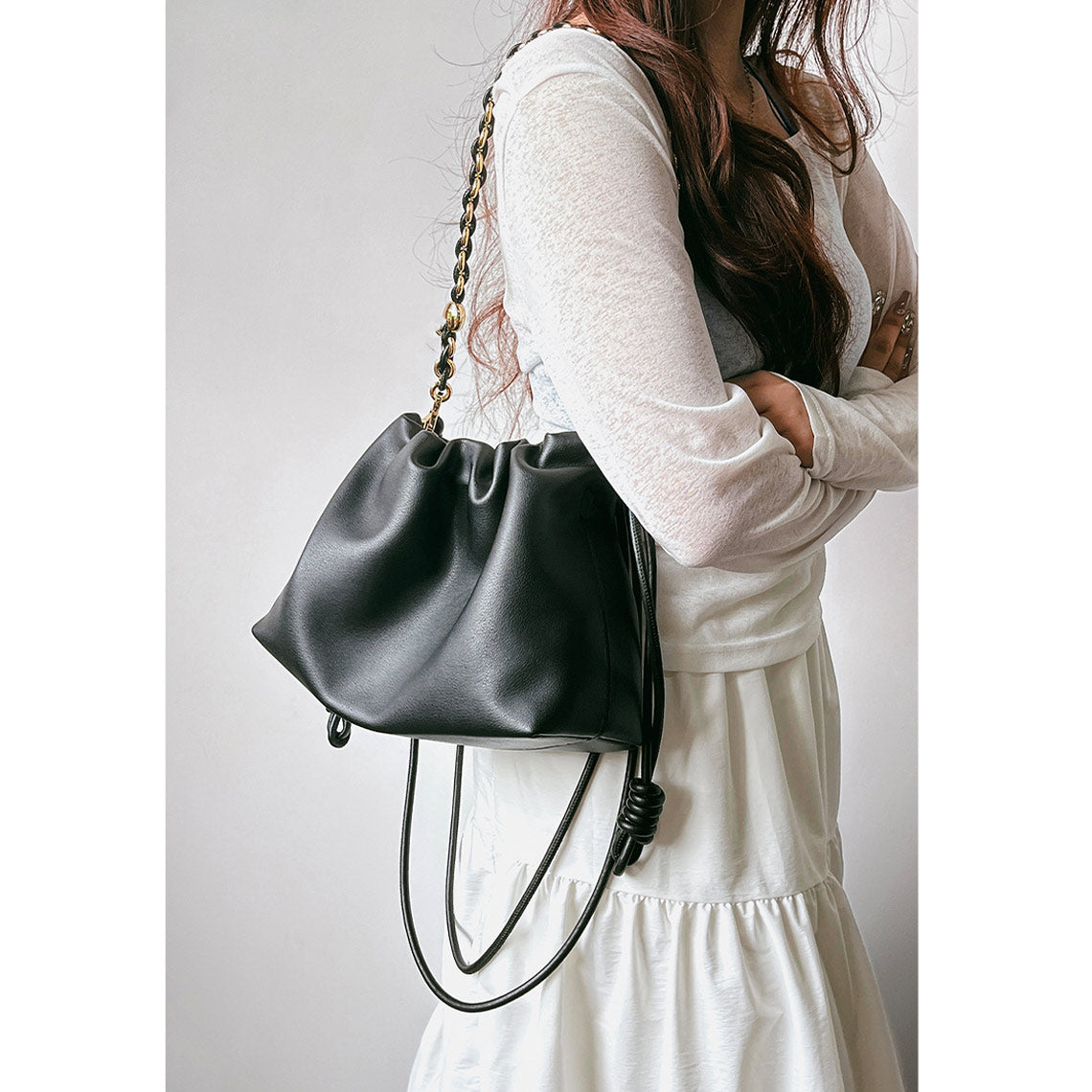 G8activist® Leather Drawstring Chain Clutch DIY Kit - Image 11