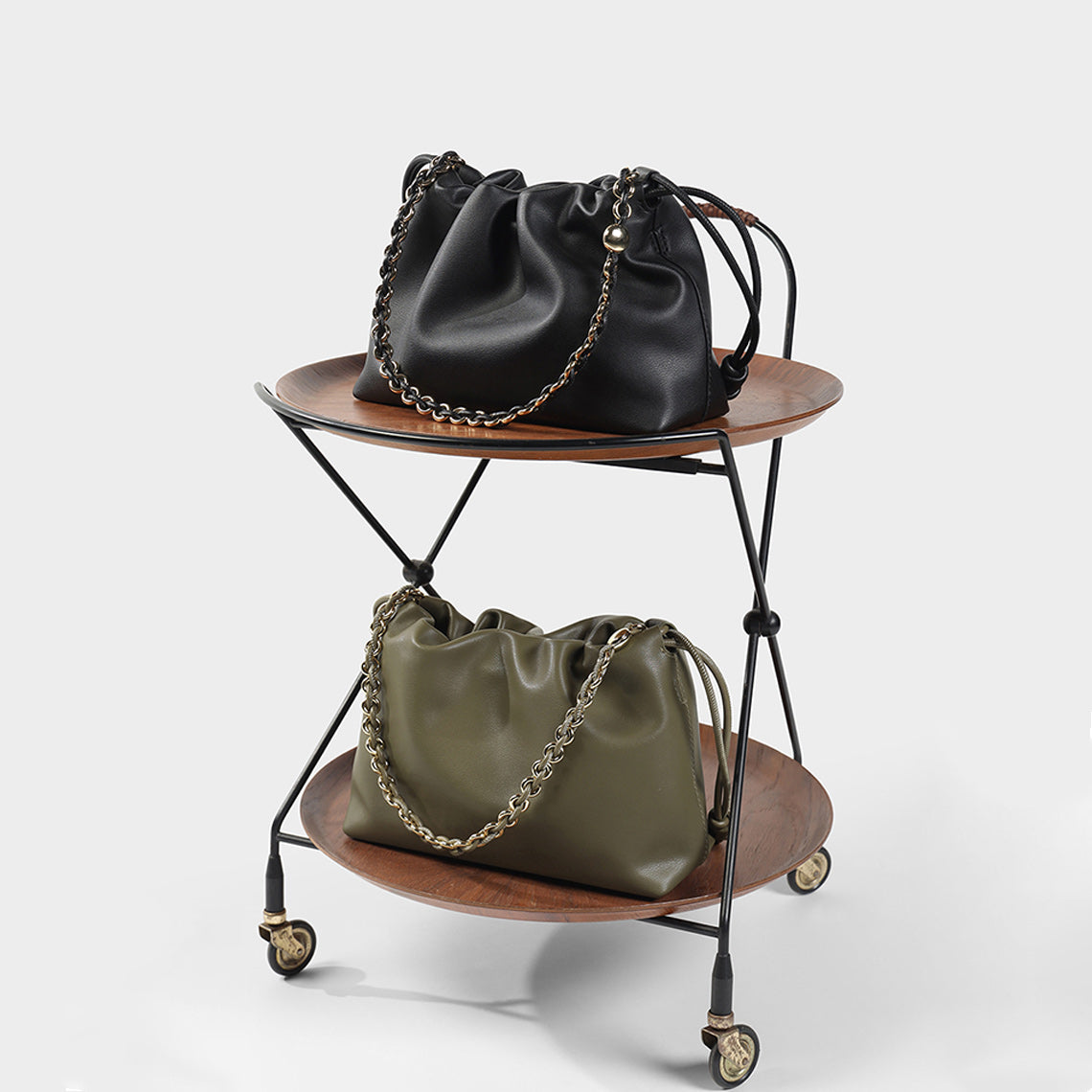 G8activist® Leather Drawstring Chain Clutch DIY Kit - Image 8