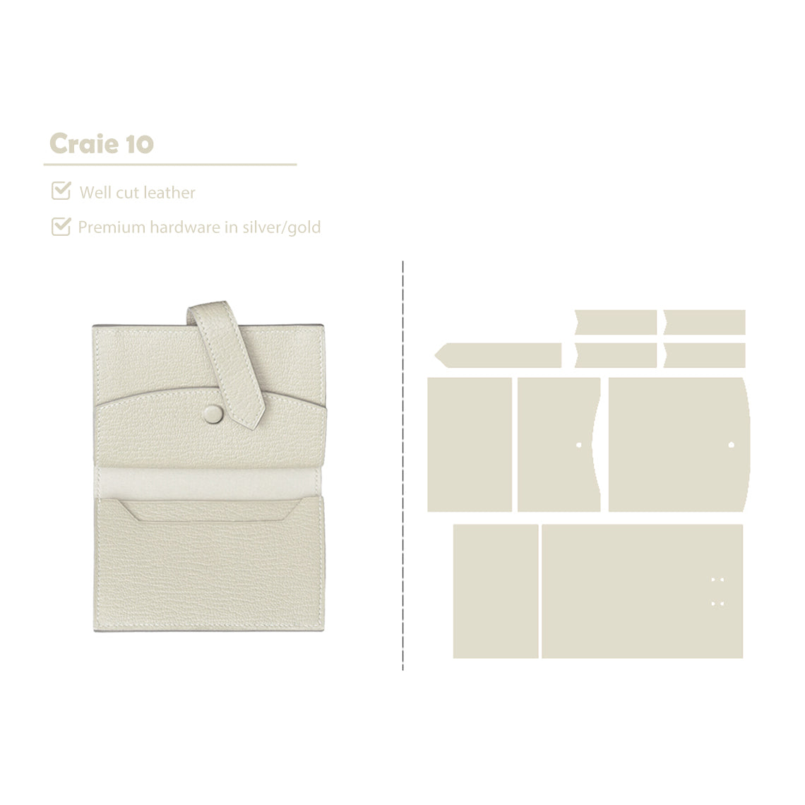 G8activist® Full Grain Leather Bearn Coin Wallet DIY Kits - Image 19