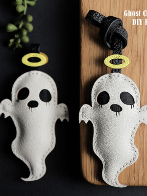 G8activist® Leather Little Ghost Charm DIY Kits
