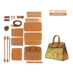 G8activist® Top Grain Leather Dustbag Recycle Platinum Bag DIY Kit