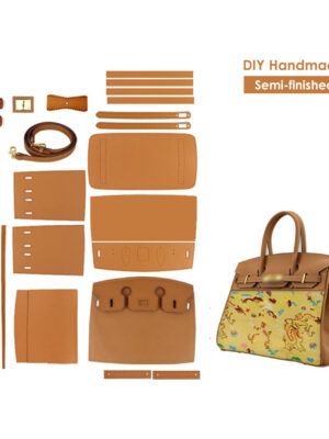 G8activist® Top Grain Leather Dustbag Recycle Platinum Bag DIY Kit