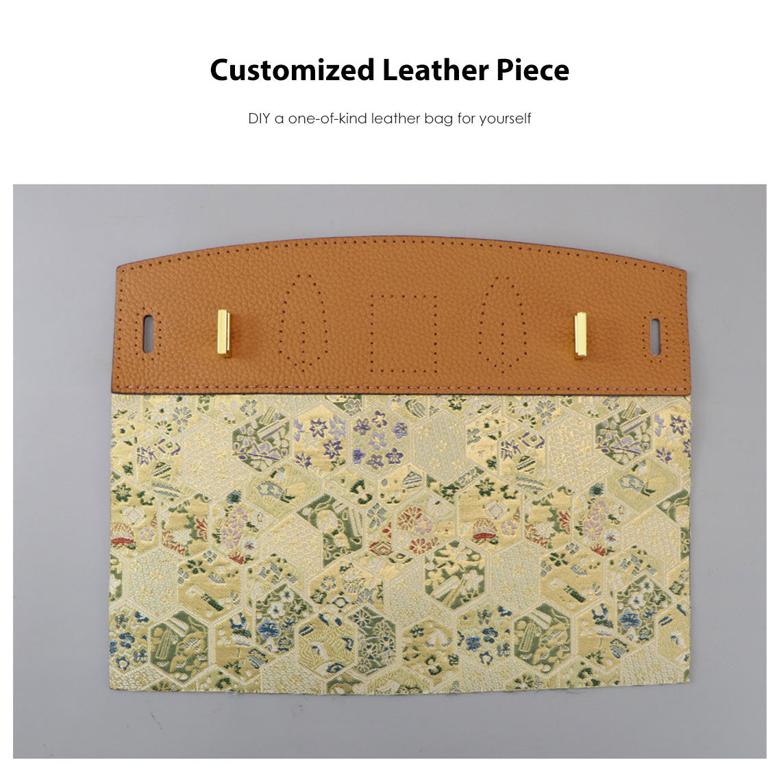 G8activist® Top Grain Leather Dustbag Recycle Platinum Bag DIY Kit - Image 8