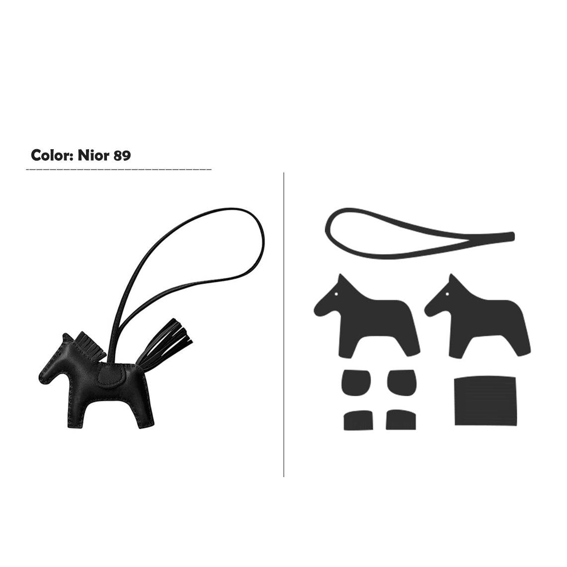 G8activist® Sheep Leather Color Horse Purse Charm DIY Kit - Image 18