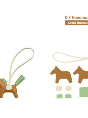 G8activist® Sheep Leather Color Horse Purse Charm DIY Kit