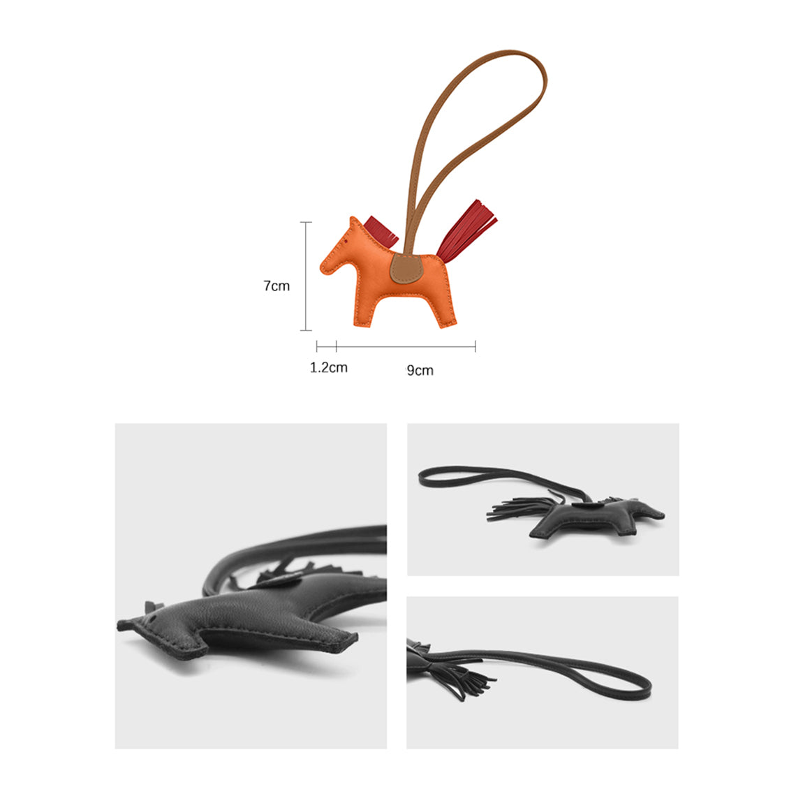 G8activist® Sheep Leather Color Horse Purse Charm DIY Kit - Image 6