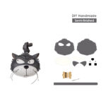 G8activist® Leather Fun Cat Keychain DIY Kit