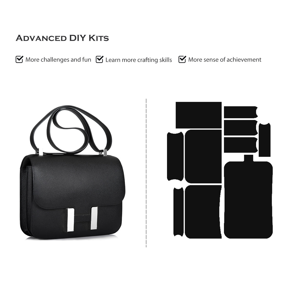 G8activist® Full Grain Leather Inspired Kanstance Bag – Advanced DIY Kits