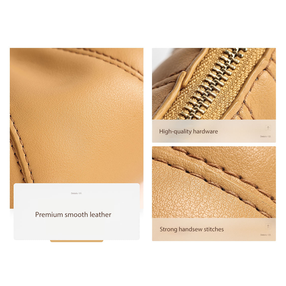 G8activist® Leather Croissant Shoulder Bag DIY Kit - Image 6