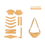 G8activist® Leather Croissant Shoulder Bag DIY Kit