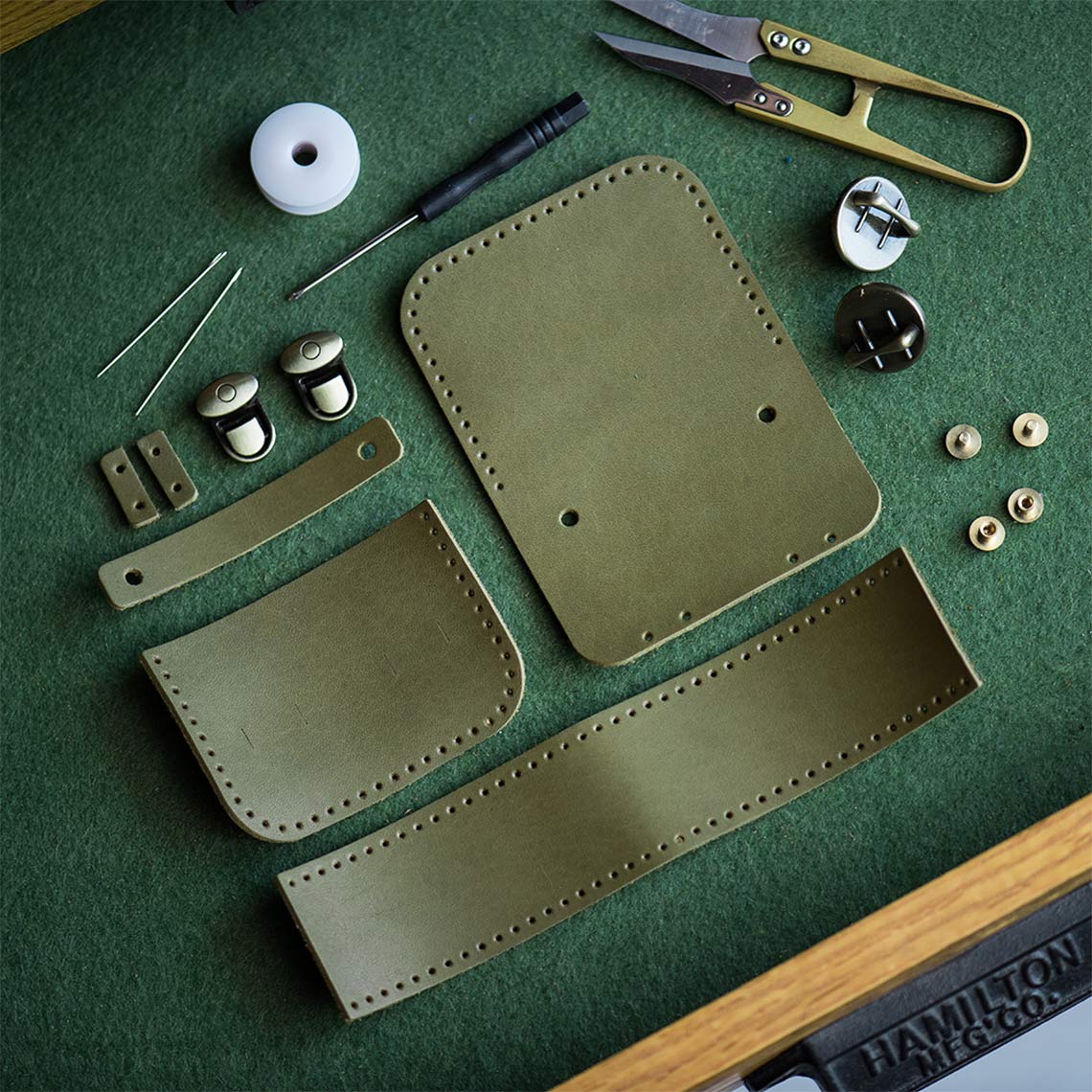 G8activist® Full Grain Leather Mini Satchel DIY Kit - Image 19