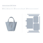 Diggsw® Full Grain Leather New Lock Tote Bag - Advanced Kits