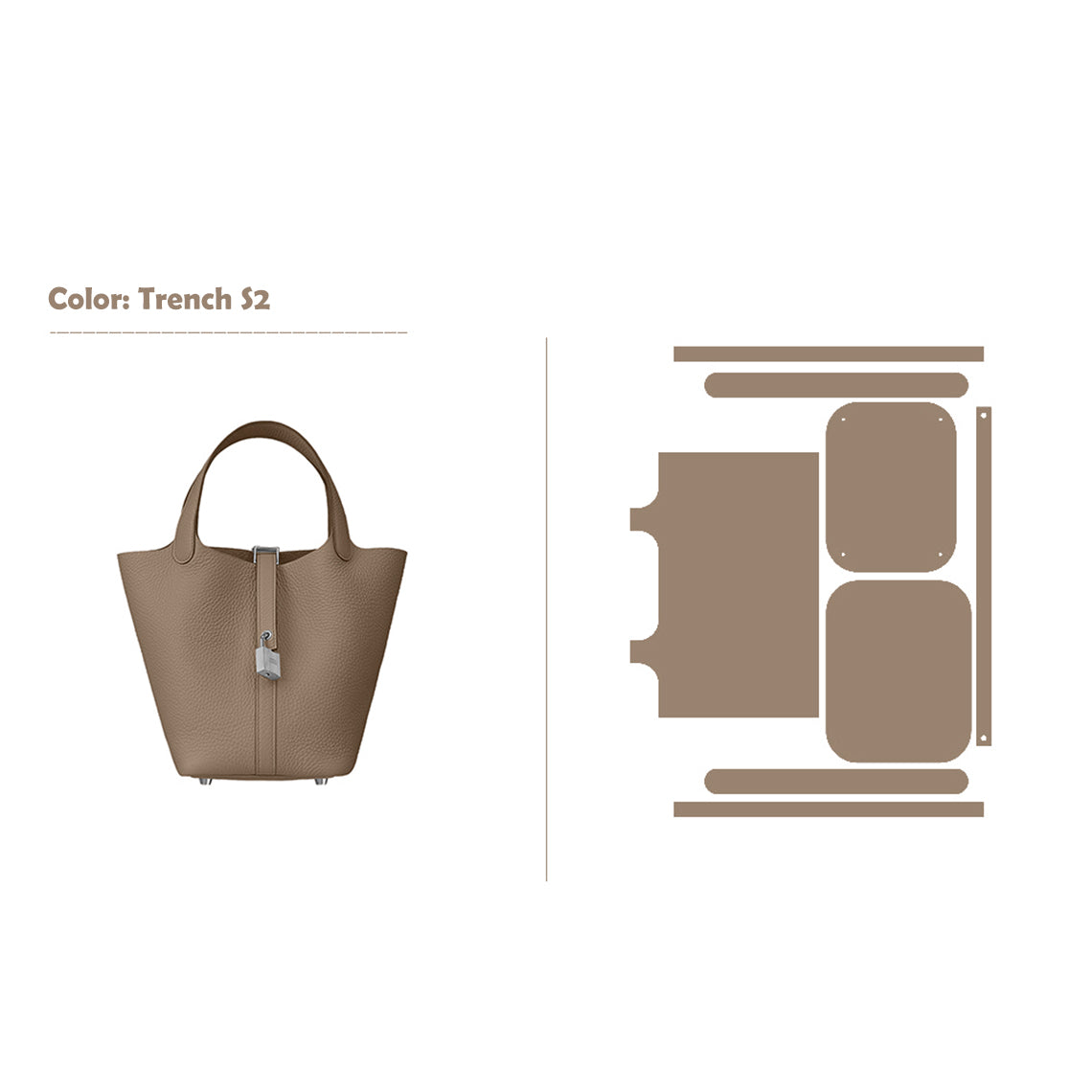 G8activist® Full Grain Leather New Lock Tote Bag - Advanced Kits - Image 18