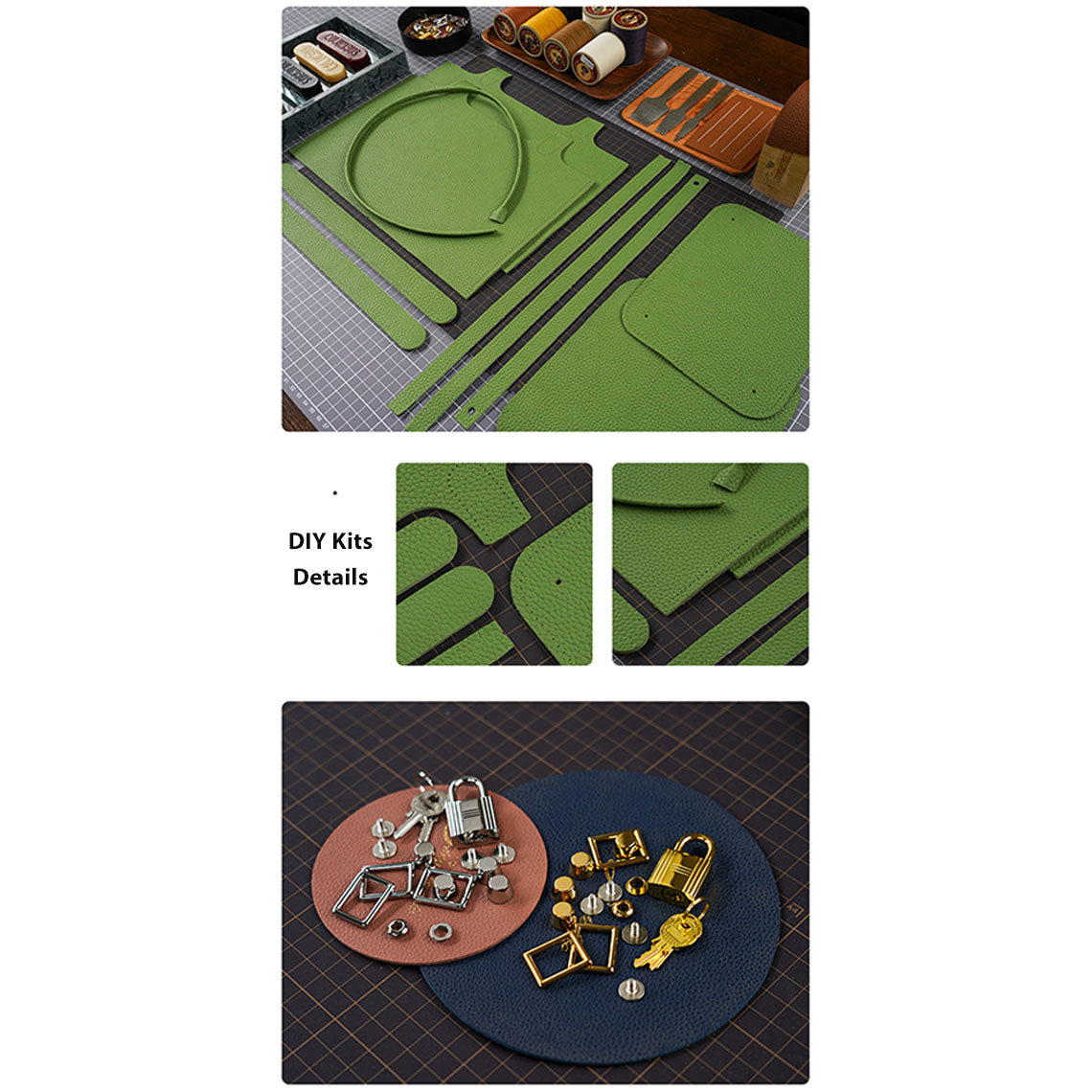 G8activist® Full Grain Leather New Lock Tote Bag - Advanced Kits - Image 7