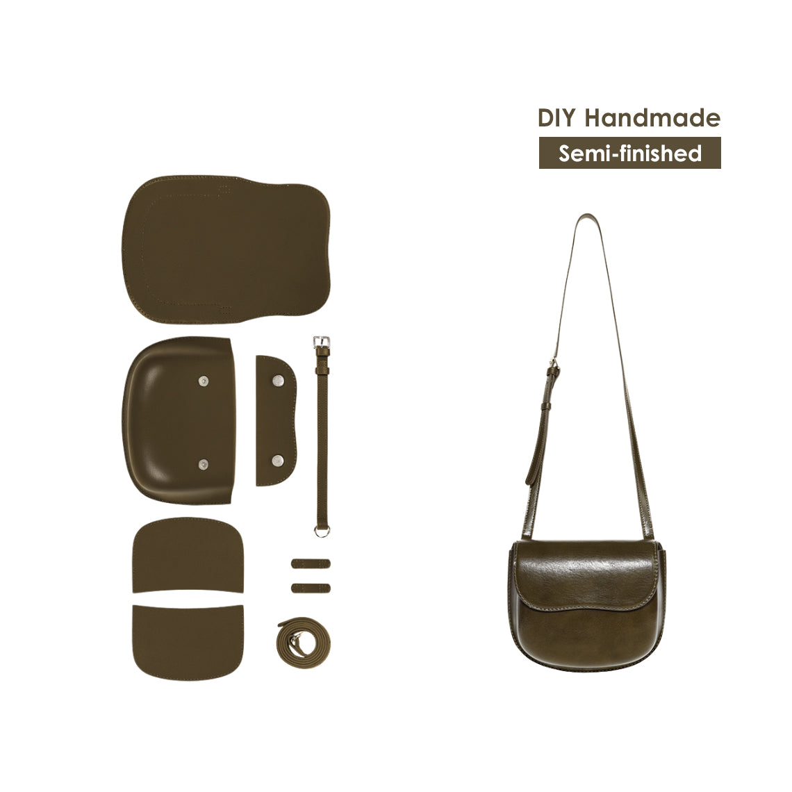 G8activist® Leather Moon Saddle Bag DIY Kits