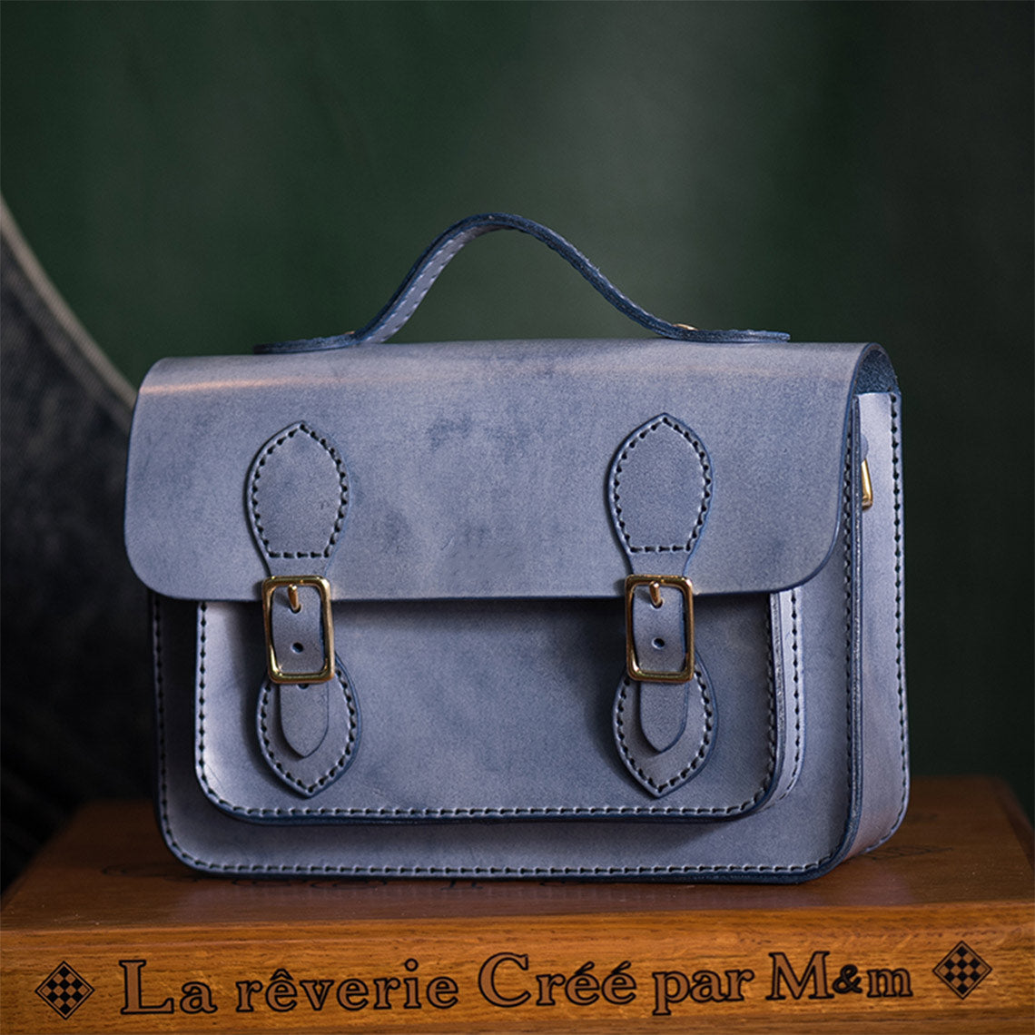 G8activist® Vegetable Tanned Leather Satchel Crossbody Bag DIY Kits - Image 2