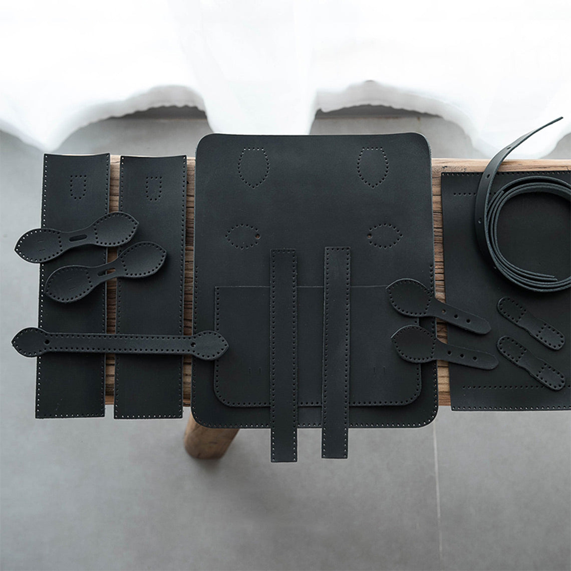 G8activist® Vegetable Tanned Leather Satchel Crossbody Bag DIY Kits - Image 16