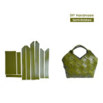 Diggsw® Vegan Leather Woven Handbag DIY Kit