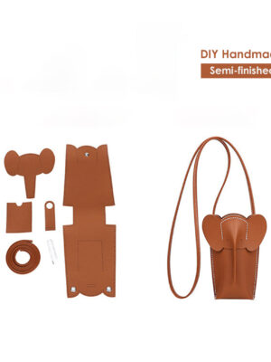 Diggsw® Vegan Leather Elephant Bag DIY Kit