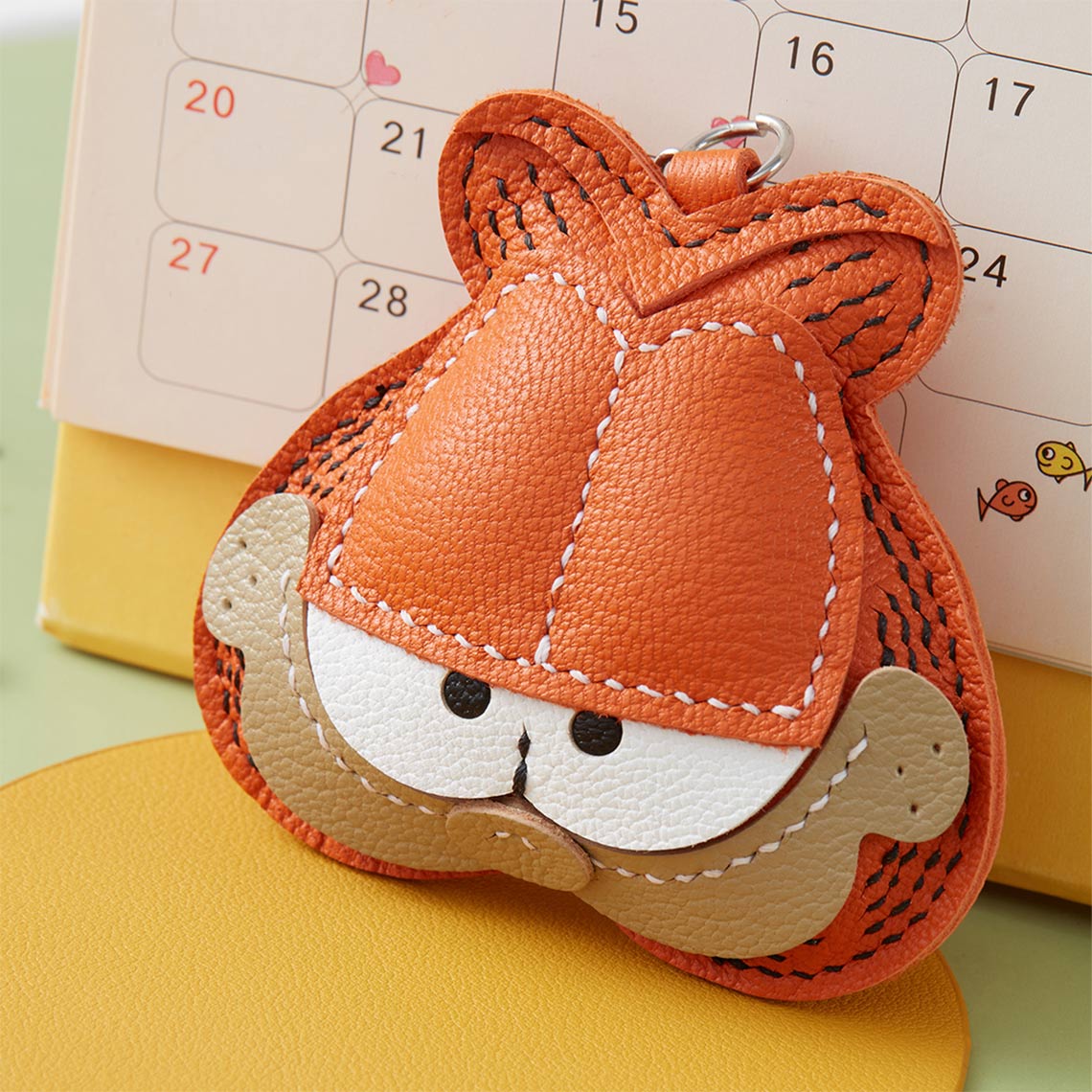 G8activist® Sheep Leather Garfield Cat Keychain DIY Kit - Image 9