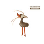 G8activist® Sheep Leather Lady Flamingo Charm DIY Kit