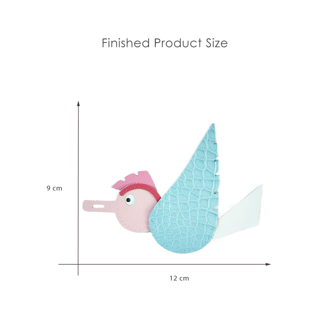 G8activist® Full Grain Leather Birdy Bag Charm DIY Kits - Image 3