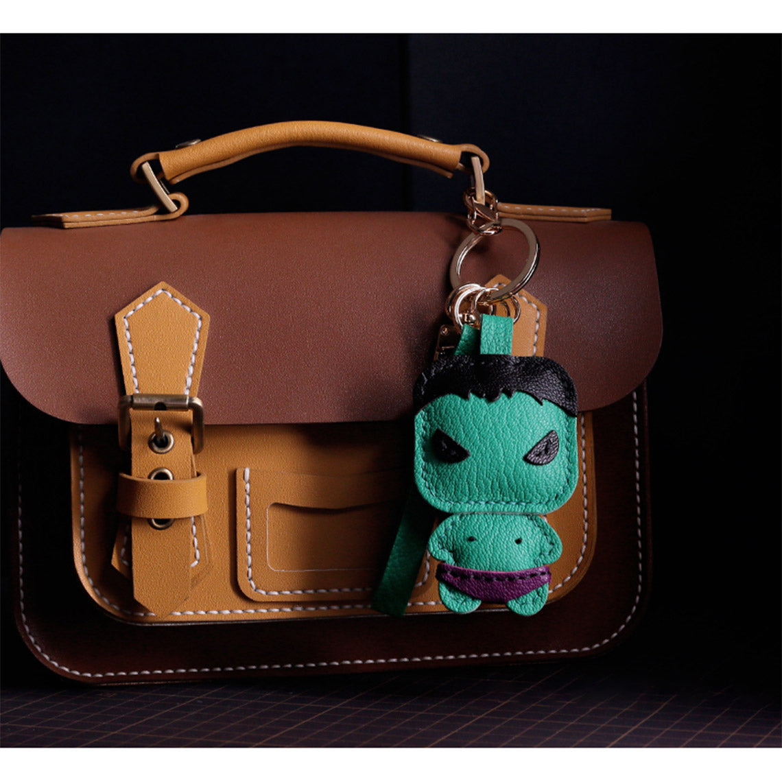 G8activist® Leather The Hulk Keychain DIY Kit - Image 7