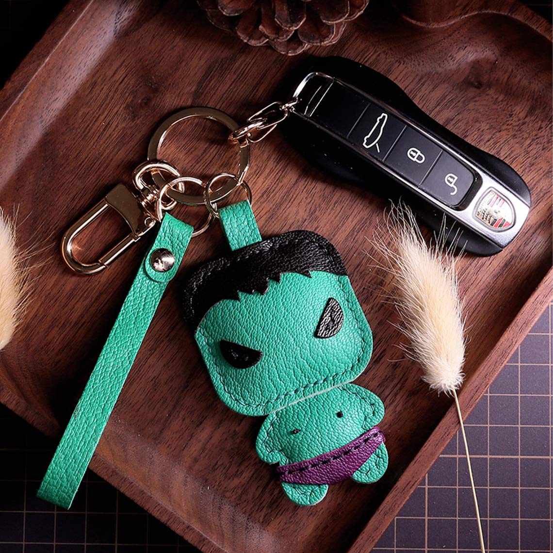 G8activist® Leather The Hulk Keychain DIY Kit - Image 6