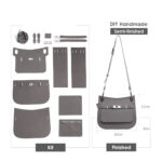 G8activist® Top Grain Leather Jypsiere Crossbody Bag DIY Kit