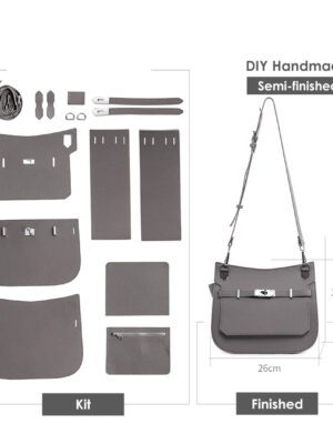 G8activist® Top Grain Leather Jypsiere Crossbody Bag DIY Kit