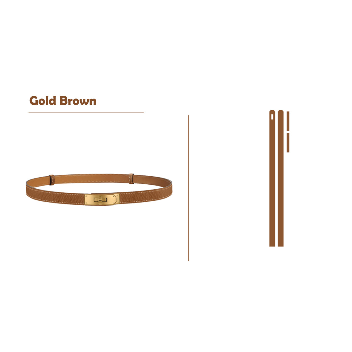 G8activist® Epsom Leather Inspired Kelli Slim Belt DIY Kits - Image 7