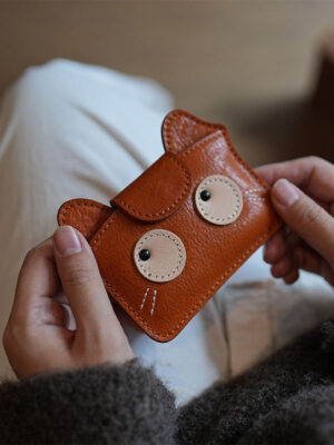 Vegetable Tanned Leather Small Kitty Purse