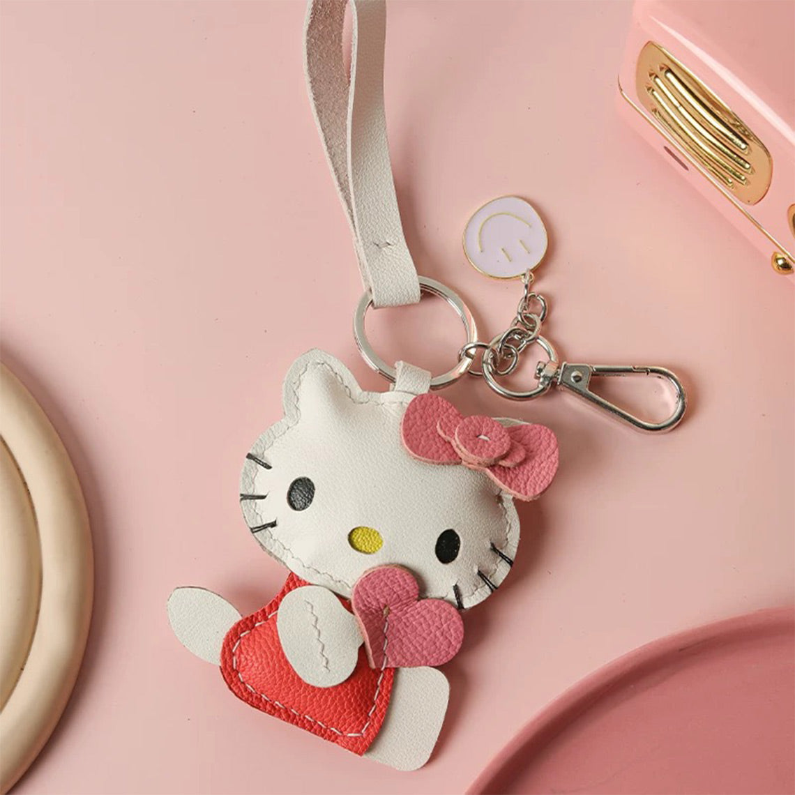 G8activist® Sheep Leather Loving Heart Kitty Keychain DIY Kit - Image 5
