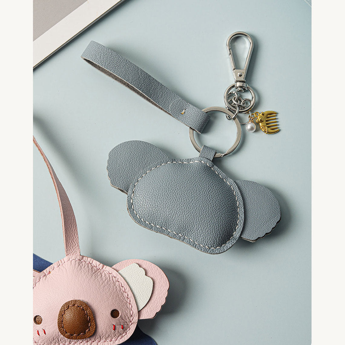 G8activist® Sheep Leather Cute Koala Keychain DIY Kit - Image 7