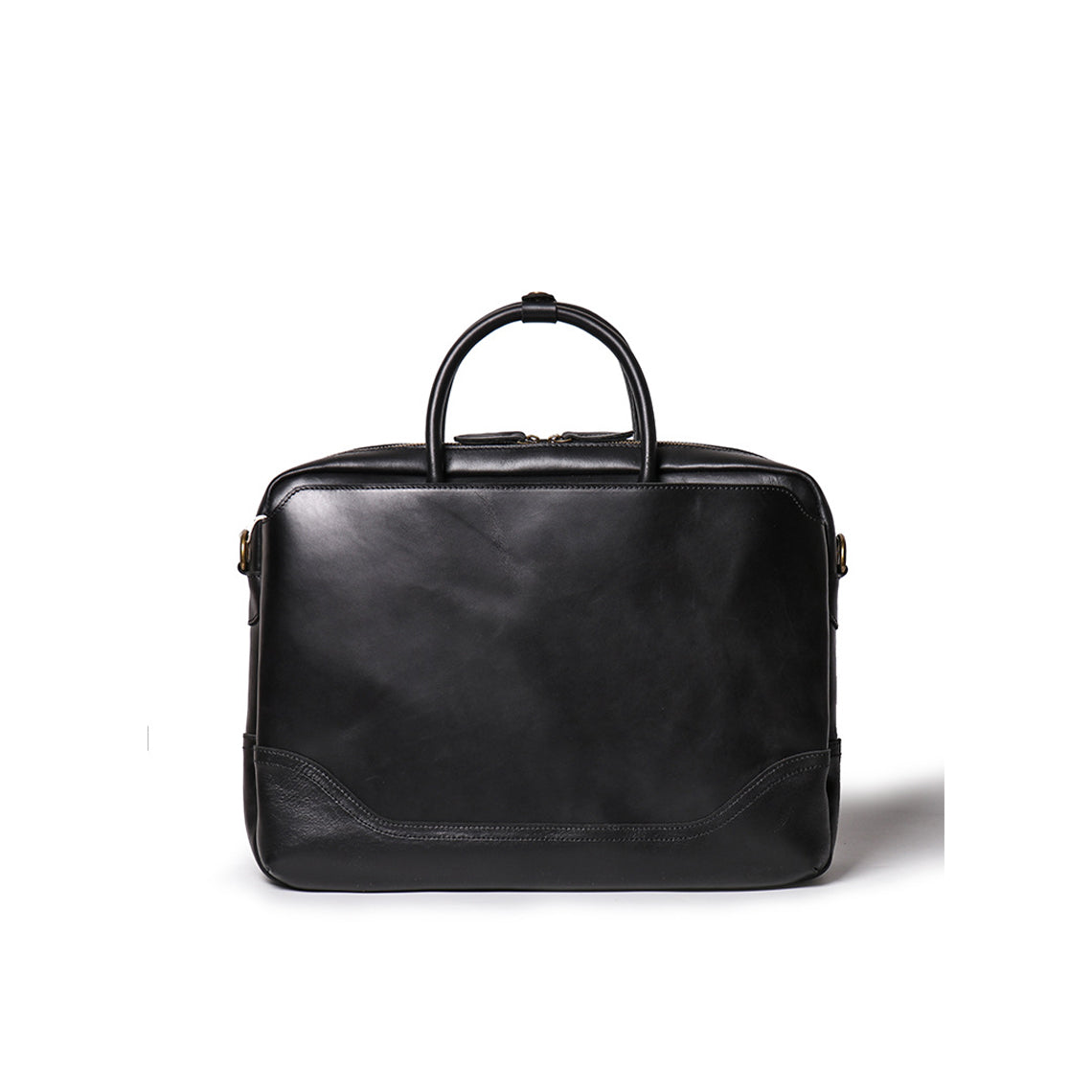 Crazy Horse Leather Men's Briefcase Handbag - Image 9